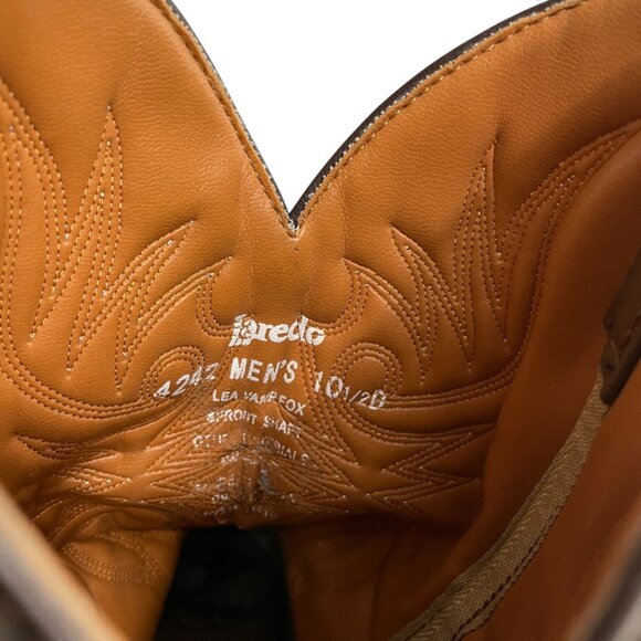 Laredo Leather Embroidered Boots Western Cowboy Biker Work Men's 10.5 - Picture 11 of 14